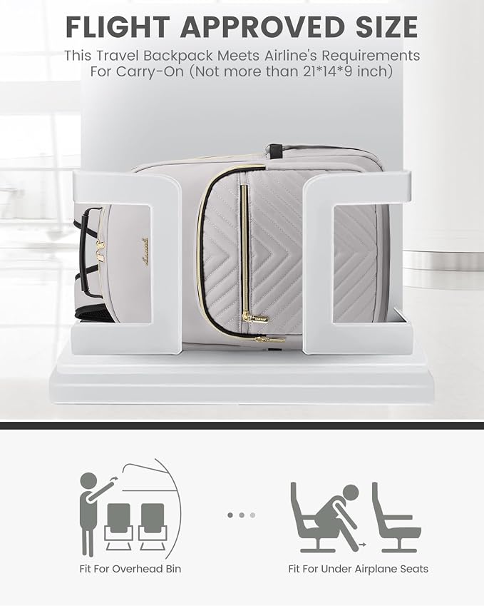 LOVEVOOK Laptop Backpack Purse for Women, Work Travel Computer Bags, College - Image 8