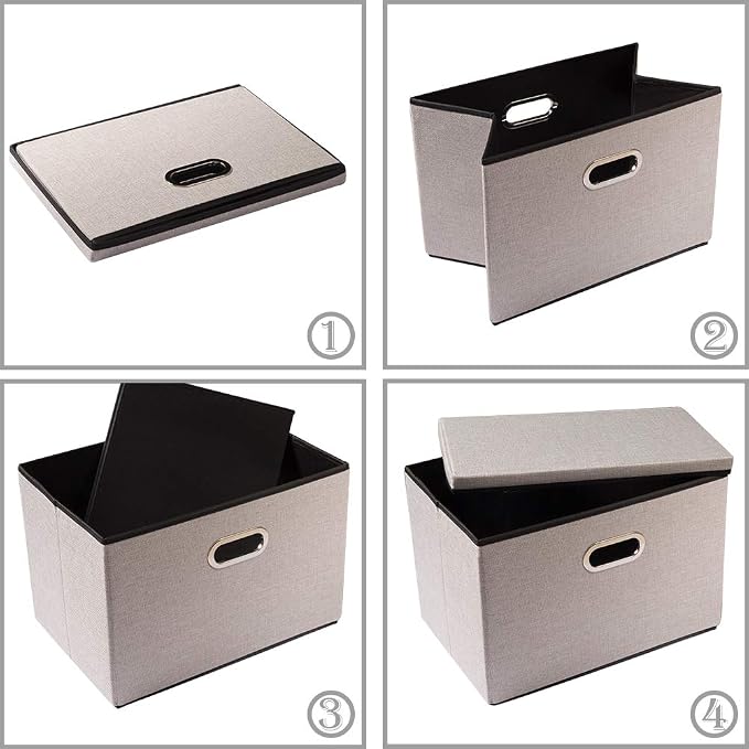 PRANDOM Extra Large Collapsible Storage Bins - Image 6