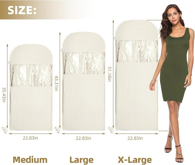 2 Packs Space Saving Garment Bag - Image 2