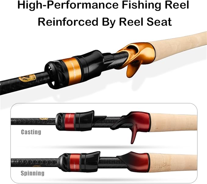 PURELURE Travel Telescopic Fishing Rods, Short Collapsible Fishing Pole - Image 4