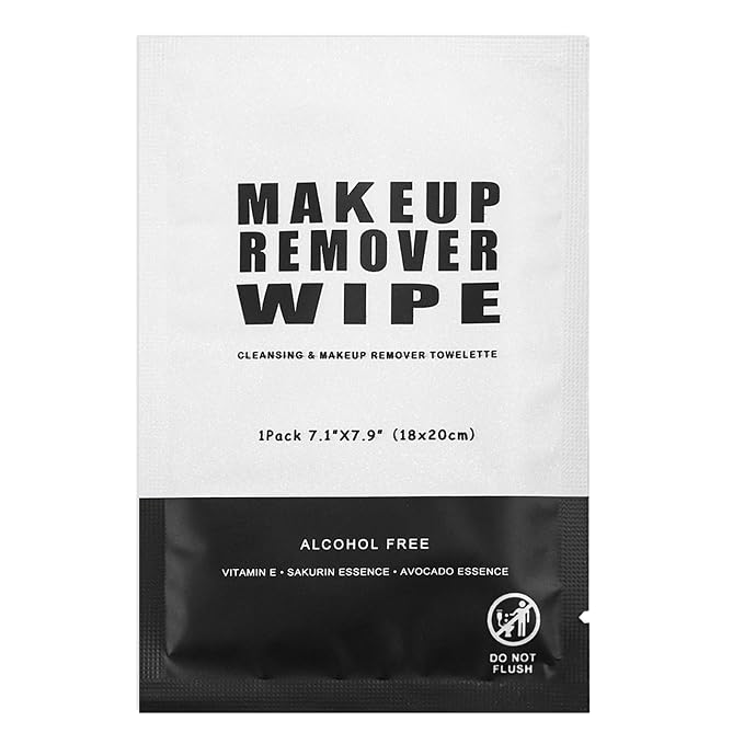 50 pcs Makeup Remover Wipes Bulk Individually Wrapped Makeup Wipes Single - Image 7