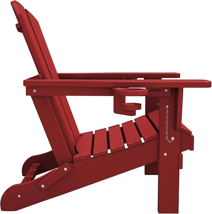 SERWALL Adirondack Chair with Cup Holders - Image 12