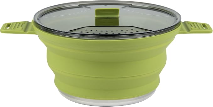 Restaurantware-Hi Tek 2.5 Liter Collapsible Camping Pot, 1 Portable Cook Pot - - Image 10