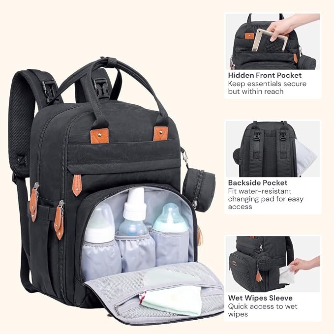 BabbleRoo Diaper Bag Backpack - Image 5