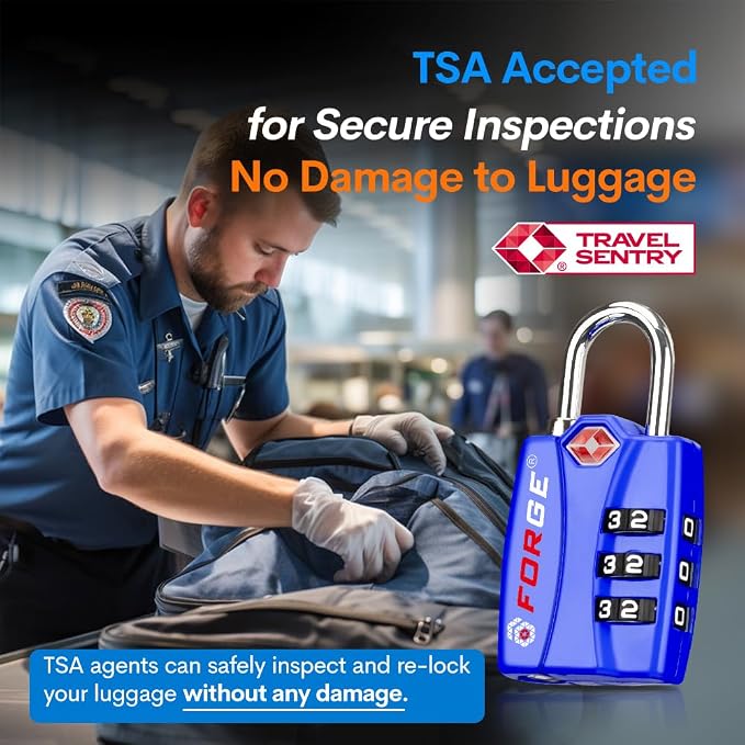 Forge TSA Luggage Combination Lock - Image 2