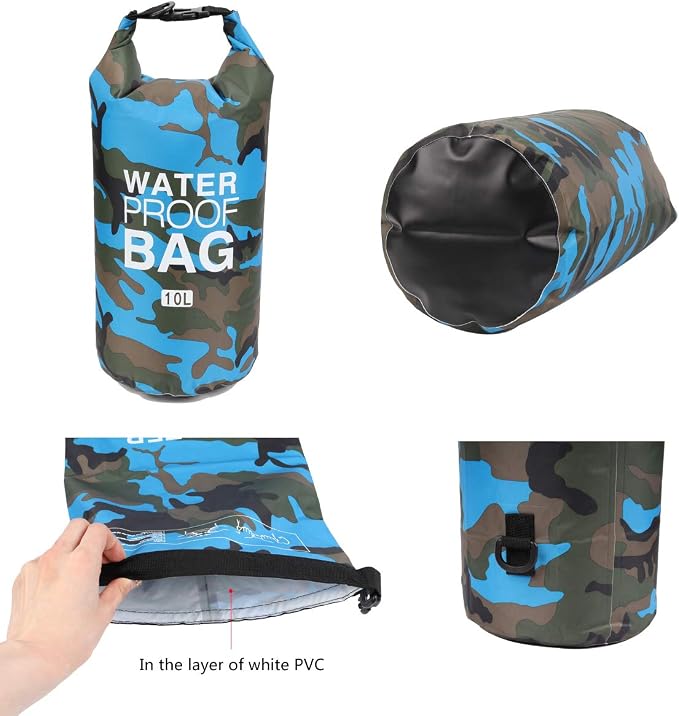 Waterproof Dry Bag 2L/5L/10L/15L/20L/30L, Roll Top Sack Keeps Gear Dry - Image 2
