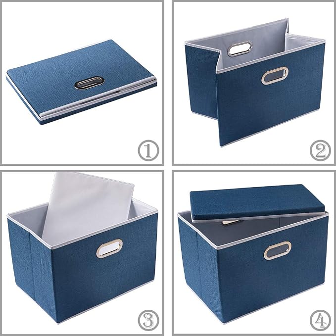 PRANDOM Extra Large Collapsible Storage Bins - Image 6