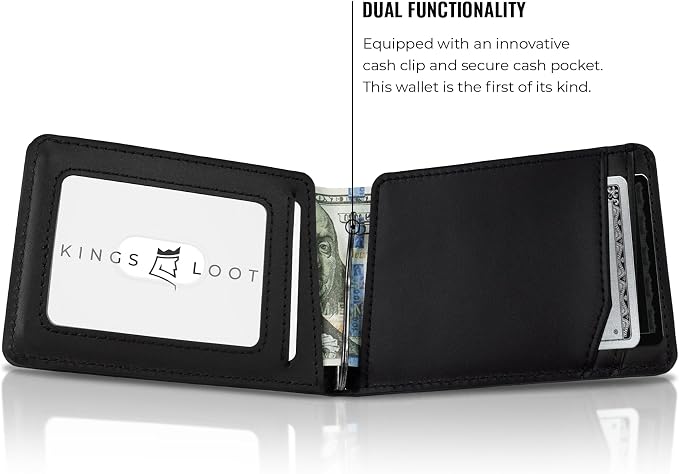 Kings Loot Wallet for Men | Customized Minimalist Slim RFID Blocking Leather - Image 4