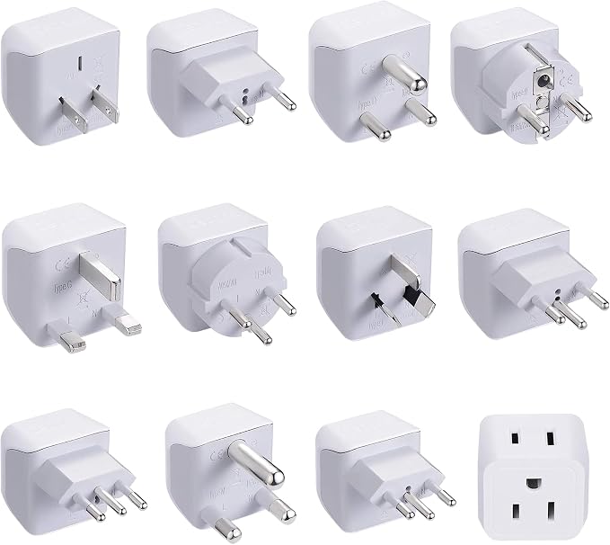 Ceptics World Travel Adapter Set - 2 in 1 USA to Europe - Image 6