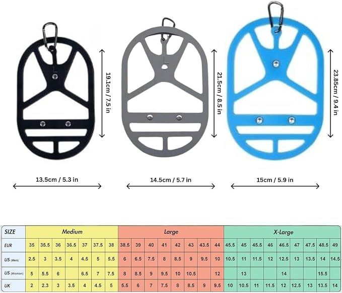 Shoe Holster For Backpack with Clip Hanger. Footwear Holder with Clip for - Image 6