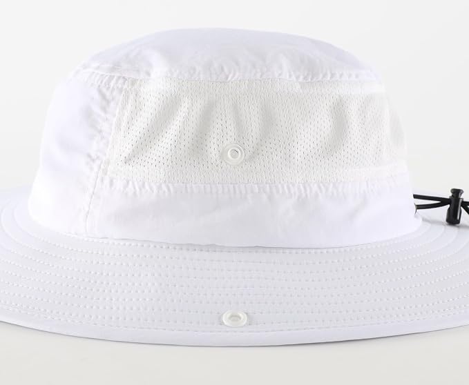 Home Prefer UPF50+ Mens Sun Hat Wide Brim Womens UV Protection Beach Bucket Hat - Image 7