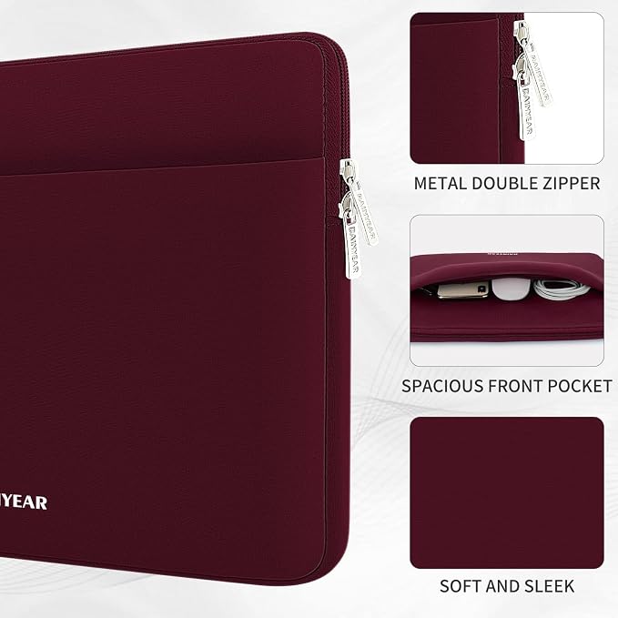 RAINYEAR Laptop Sleeve Case 15.6 Inch, Protective Portable Case - Image 2
