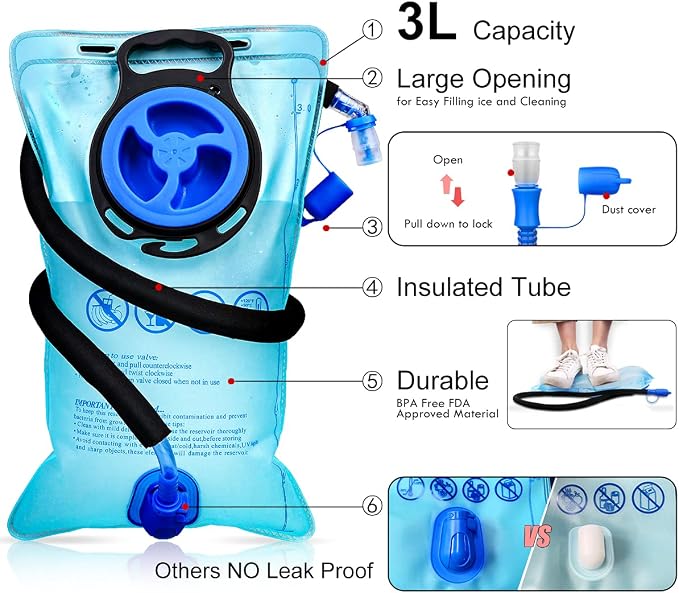 Insulated Hydration Backpack Pack - Image 4
