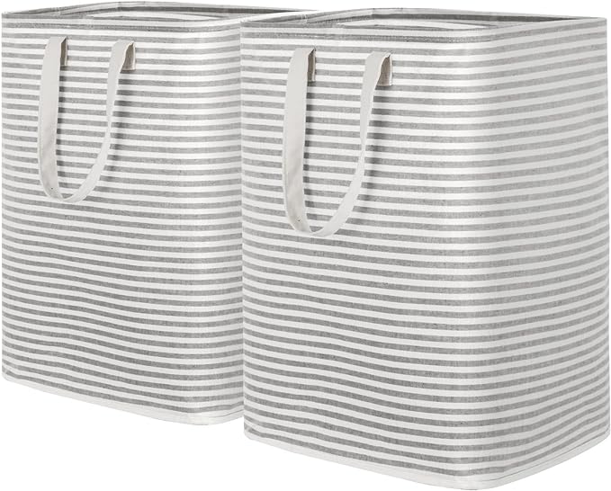 Lifewit 2 Pack Laundry Hamper Large Collapsible Laundry Baskets, Freestanding by Lifewit