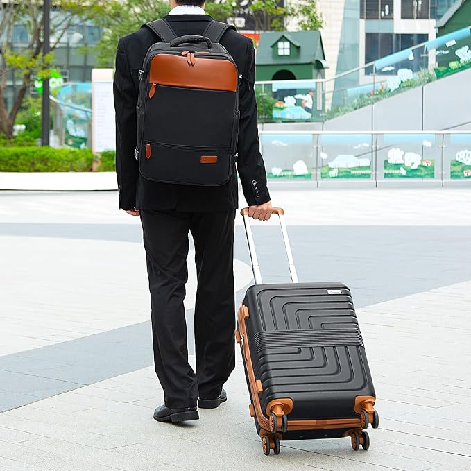 Romswi Luggage Sets 2 Piece 22In, Expandable 22x14x9 Carry On Luggage - Image 2