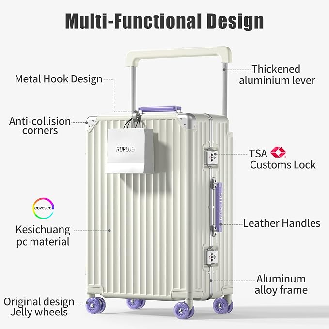 Aluminium Frame Checked-Luggage - Image 2