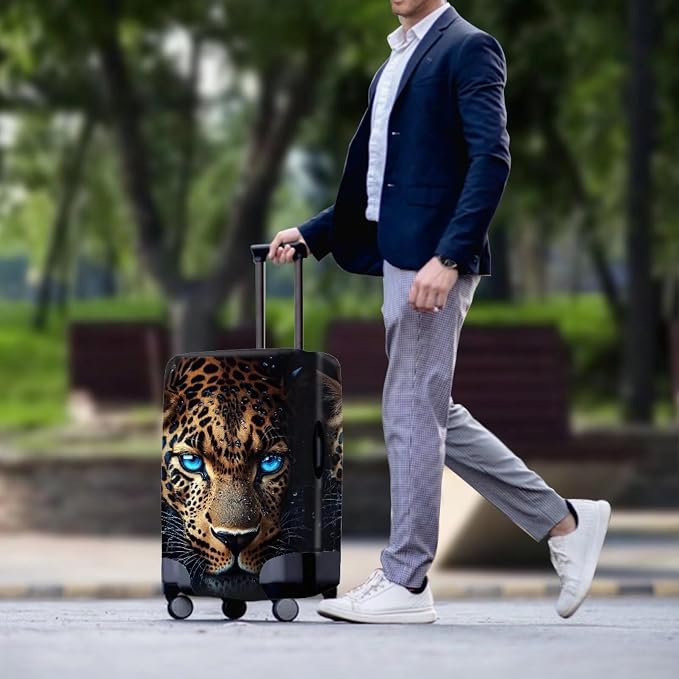 Cool Laopard Luggage Cover Universal Fit 18-21 Inch Luggage - Image 3