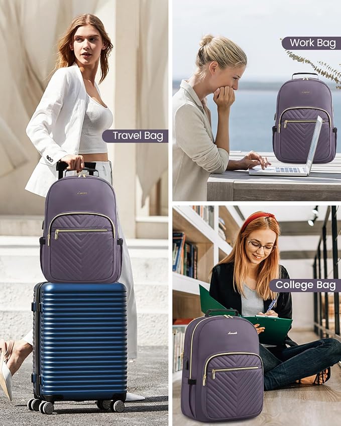 LOVEVOOK Laptop Backpack Purse for Women, Large Capacity Travel Business - Image 6