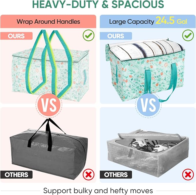 BALEINE 8-Pack Oversized Moving Bags - Image 4