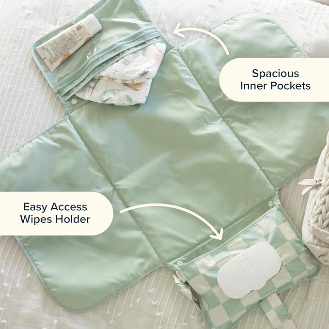 Tiny Twinkle Portable Diaper Changing Pad-Foldable Waterproof Changing - Image 7