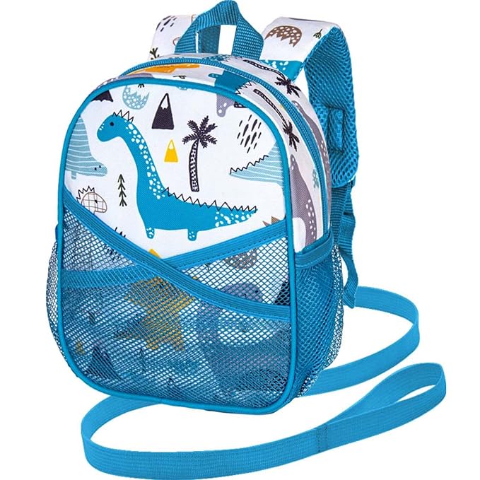 CCJPX Toddler Backpack with Leash, 9.5" Baby Boys Dinosaur Safety Harness by CCJPX
