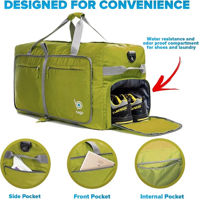 Bago Large Foldable Duffel Bags - Image 4