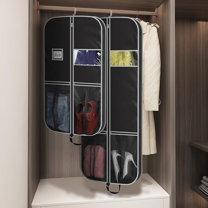 Zilink Upgrade 60" Garment Bag for Long Coat, Gown and Choir Robe - Image 2