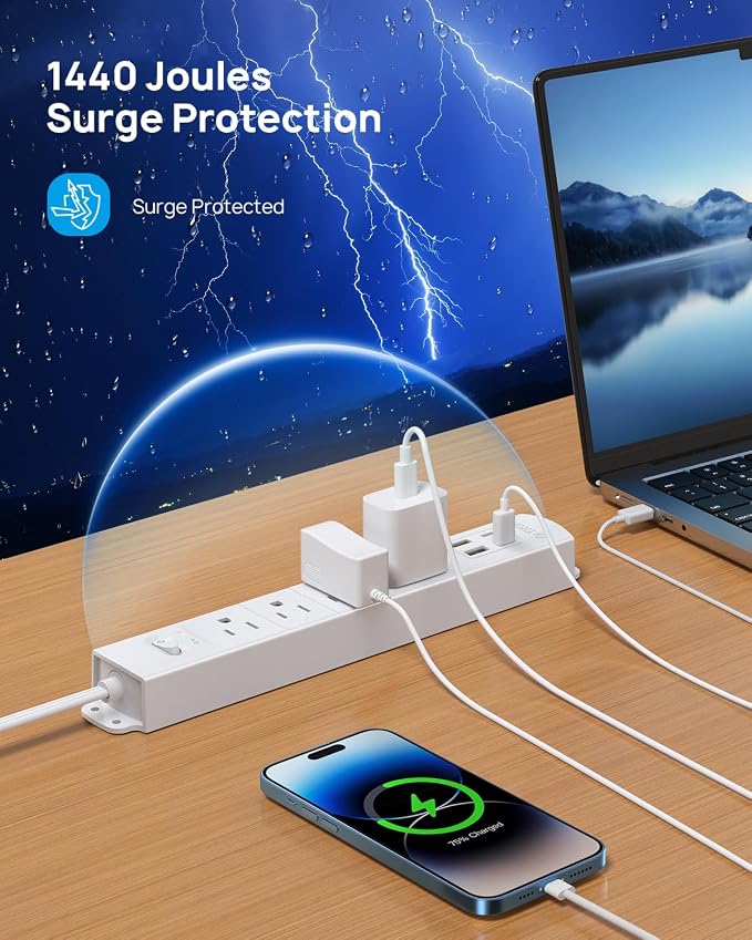 TROND 15ft Long Extension Cord - Image 5