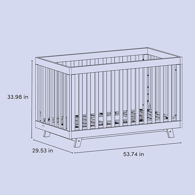 Storkcraft Beckett Convertible Crib – Converts from Baby Crib to Toddler Bed - Image 9