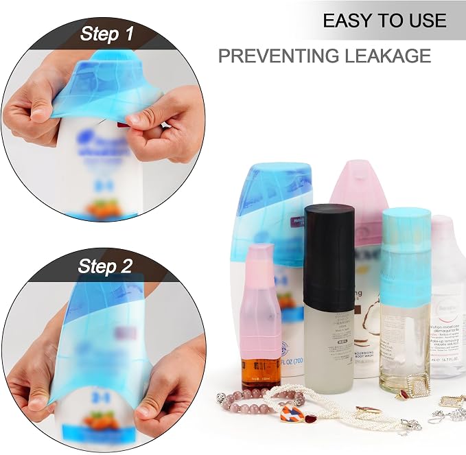 Travel Hanging Toiletry Bag for Women, Large Makeup Bag 8 Leak Proofing - Image 4