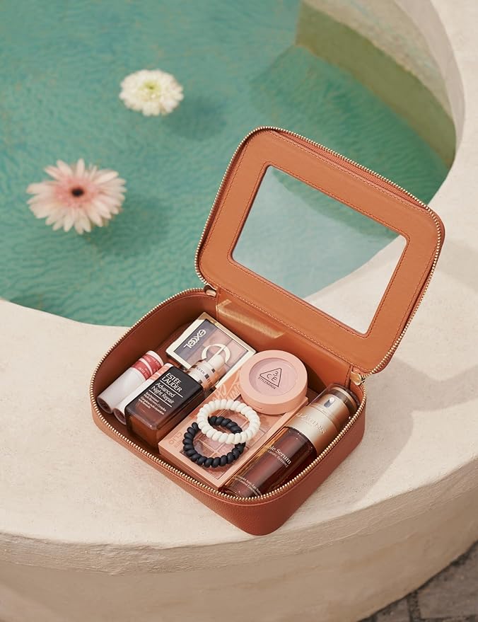 Popvibe Clear Makeup Bag Travel Cosmetic Case Transparent Toiletry Bag - Image 6