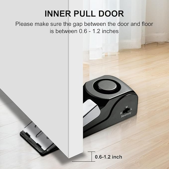 4 Pack Door Stop Alarm, Door Stopper - Image 2
