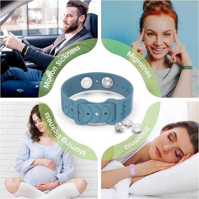 Motion Sickness Bands Anti Nausea Acupressure Wristband Sea Sickness Wristbands - Image 3