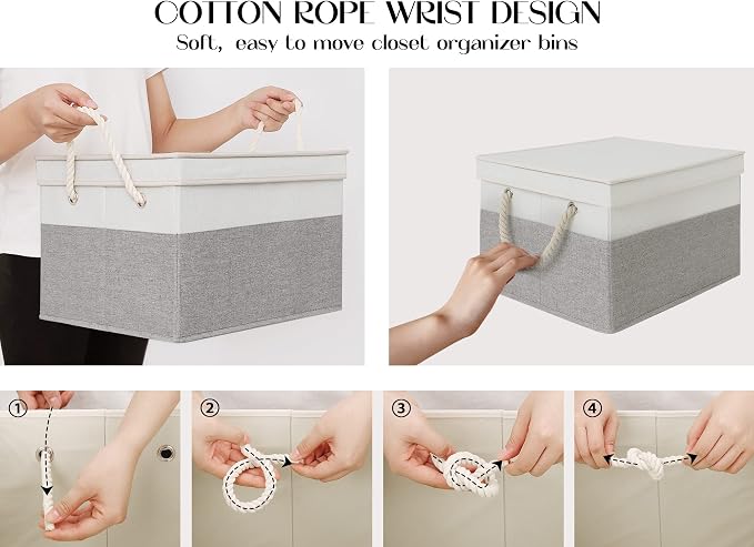 LoforHoney Home Fabric Storage Bins - Image 3