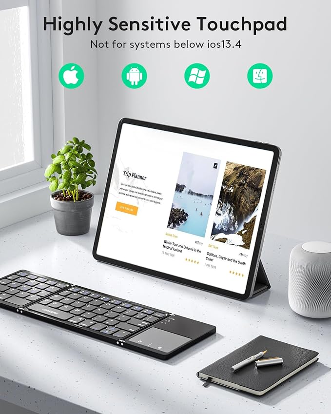 Samsers Multi-Device Foldable Bluetooth Keyboard - Image 3