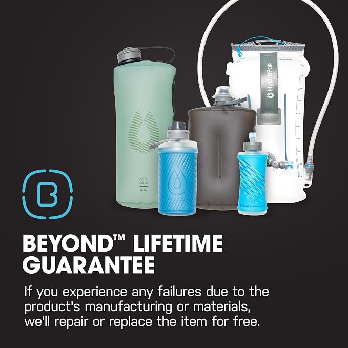 HydraPak Flux - Collapsible Backpacking Water Bottle - BPA Free, Ultra Light - Image 6