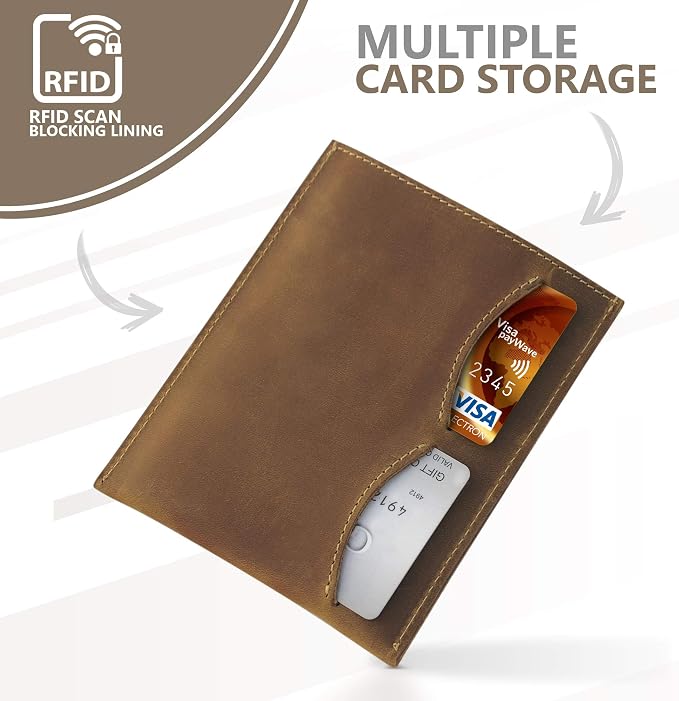 WANDERINGS Leather Passport Holder - Image 2