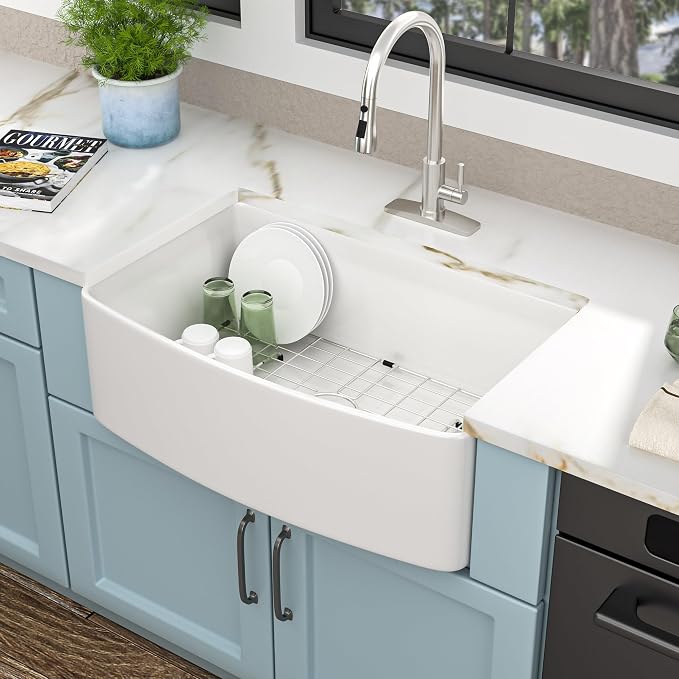 33x19 Farmhouse Kitchen Sink by FULORNI