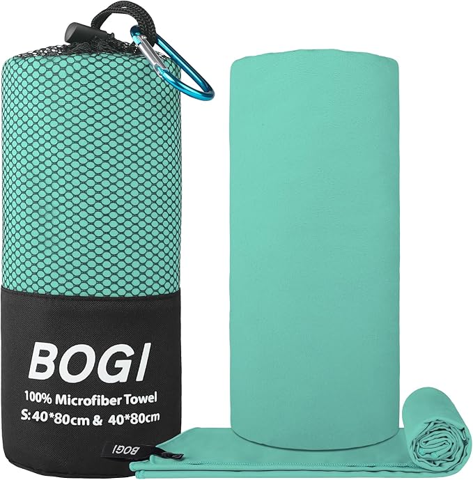 BOGI Microfiber Travel Sports Towel-Quick Dry Travel Towel, Soft Lightweight - Image 2