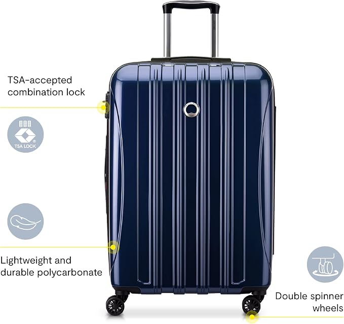 Delsey Luggage Aero 2 Piece Set Spinner Suitcase - Image 2
