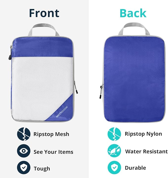 Compression Packing Cubes 3 Set, Compressible Space-Saving Packing Cubes - Image 5