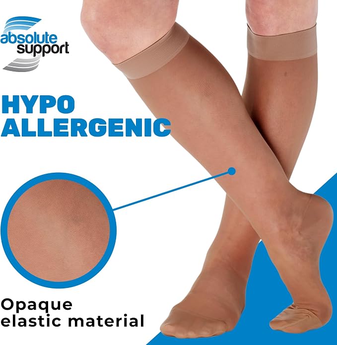 Made in USA - Wide Calf Compression Stockings - Image 3