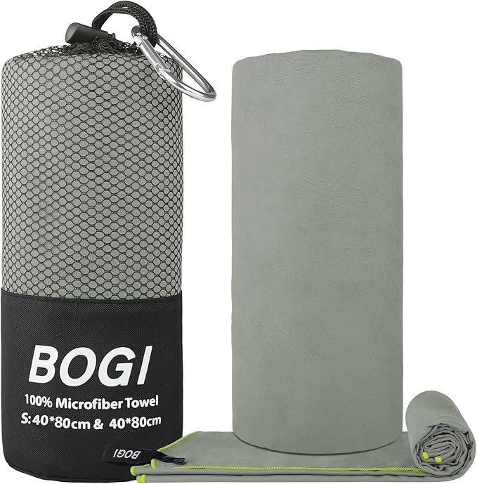 BOGI Microfiber Travel Sports Towel-Quick Dry Towel, Soft Lightweight - Image 2