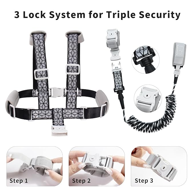 Toddler Leashes + Anti Lost Wrist Link - Image 3