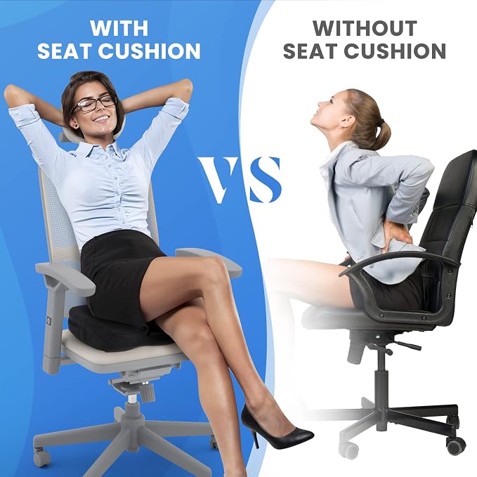 TushGuard Seat Cushion, Office Chair Cushions, Car Seat Cushion, Non-Slip - Image 4