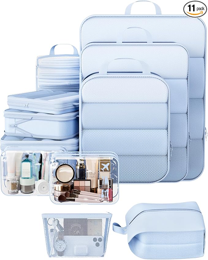 Veken 11 Set Compression Packing Cubes by Veken