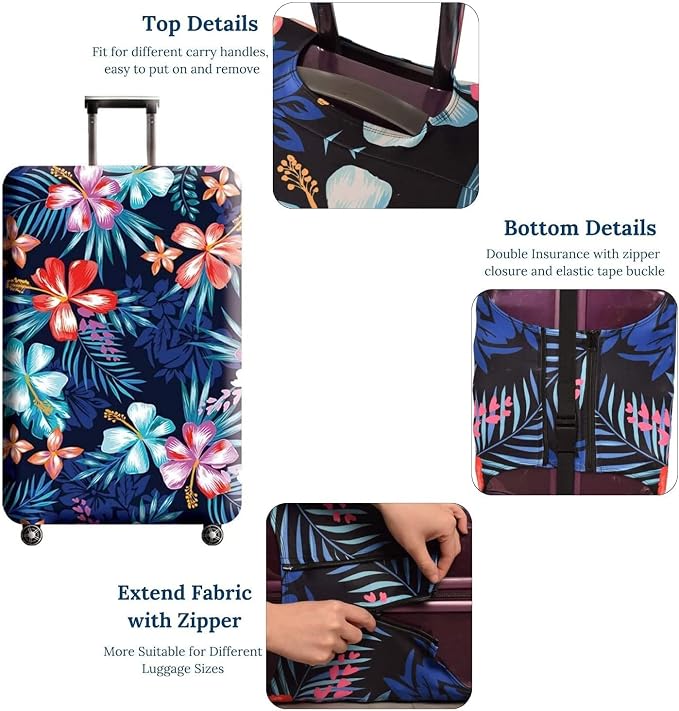 Luggage Cover, Protective Washable Suitcase Cover - Image 2