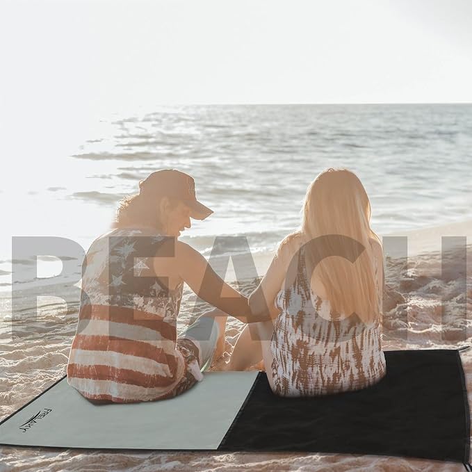 Frelaxy Pocket Picnic Blanket, Waterproof Sandproof Beach Mat, Compact Camping - Image 5