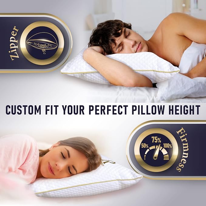 Royal Therapy King Size Pillows, Memory Foam Pillow - Image 4