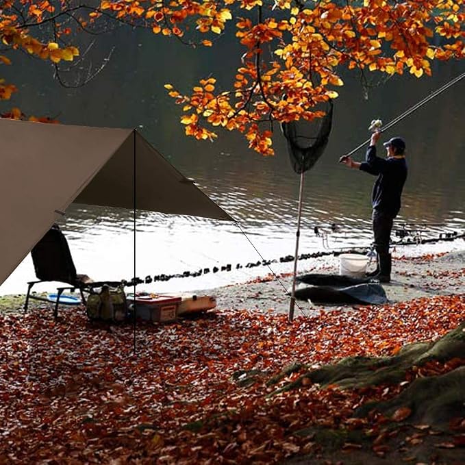 KALINCO Waterproof Camping Tarp Tent Hammock Rain Fly, Mutifunctional Tent - Image 6